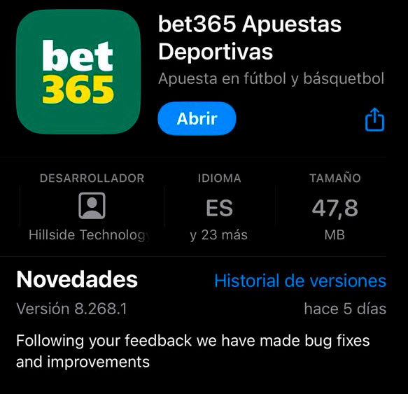 Bet365 App en Argentina - 1