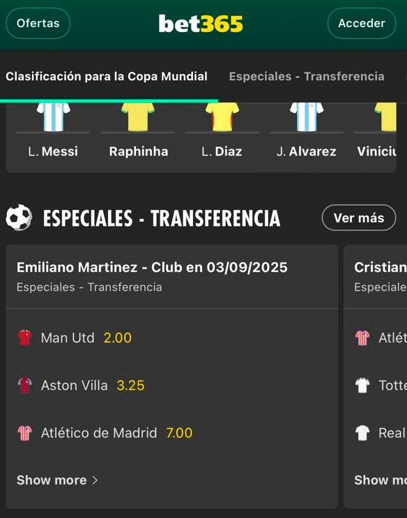 Bet365 App en Argentina - 5