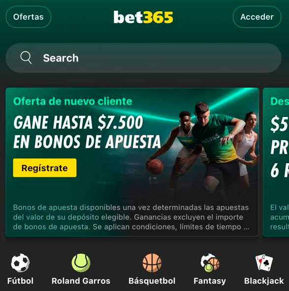 Bet365 App en Argentina - 6