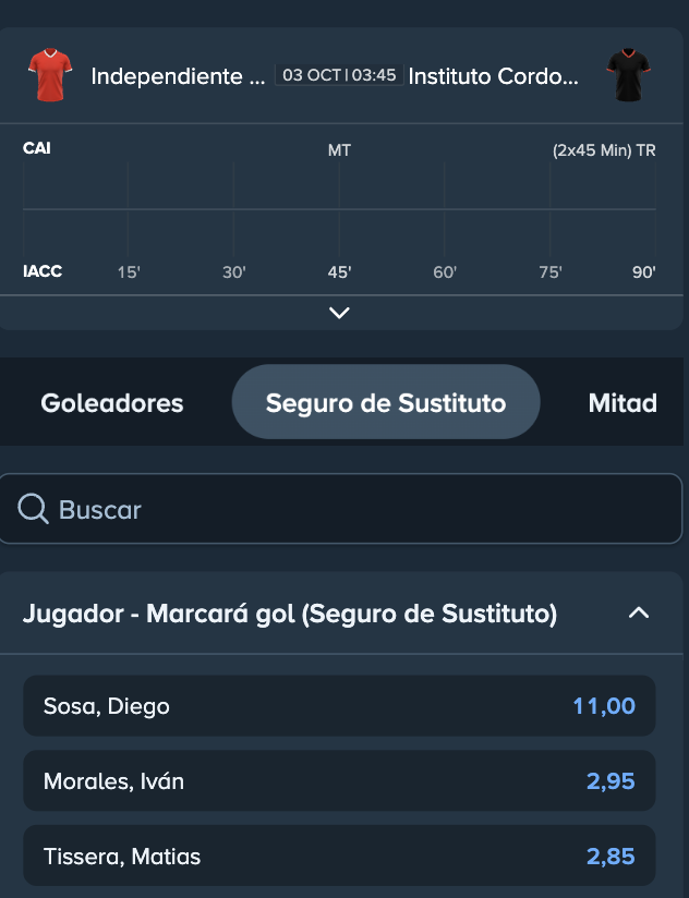 Seguro De Sustituto Disponible En Fútbol